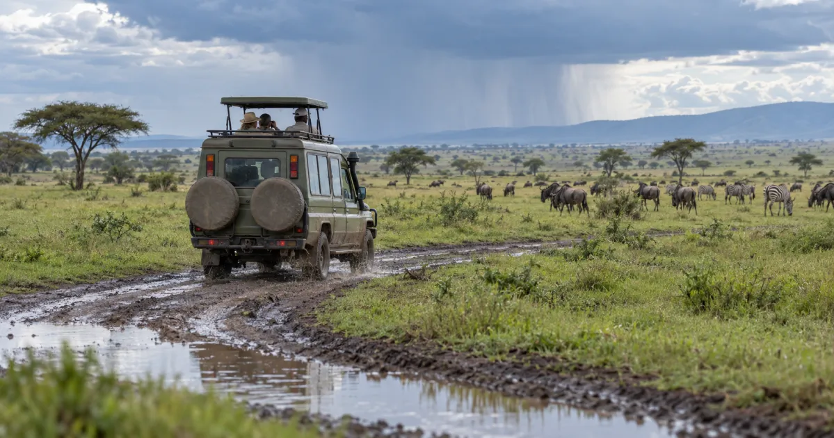 La temporada de lluvias en Tanzania explicada para planificar un safari