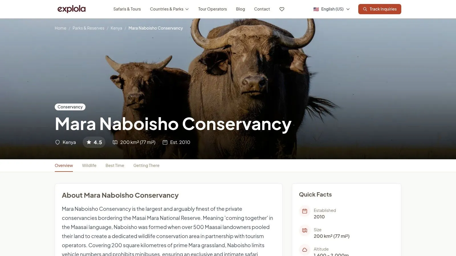 Mara Naboisho Conservancy