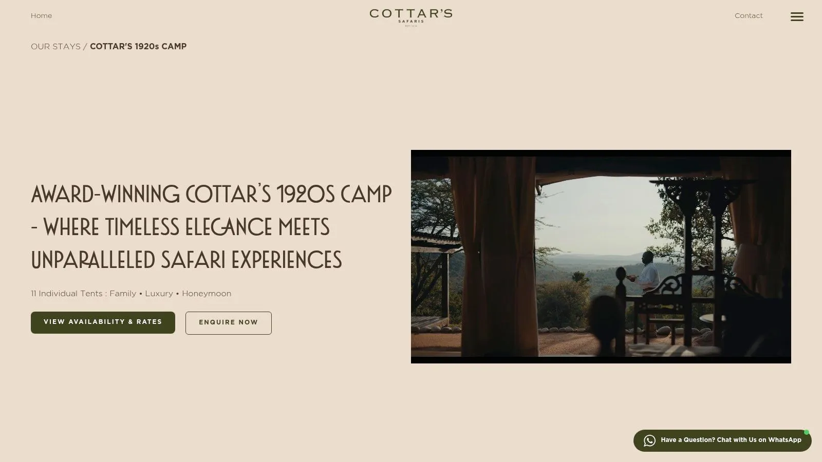 Cottar's 1920s Camp