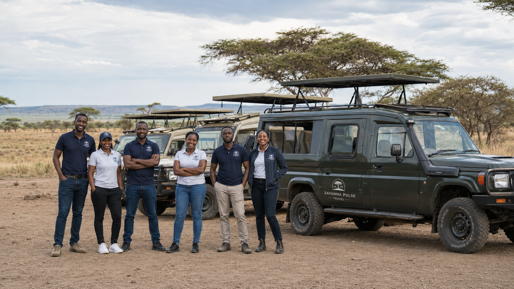 east africa tour operators standing for a photo